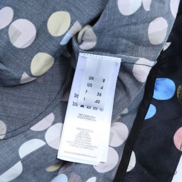 Victoria Victoria Beckham NWT Black Polka Dot Strapless Mini dress. Size 8UK/4US - Picture 8 of 14